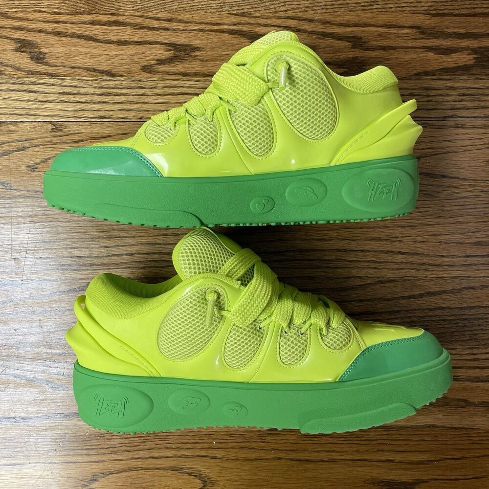 Puma La France Assist Slime Green Lime LaMelo Ball Shoe Sneaker Size 13 Mens NEW - Picture 3 of 7